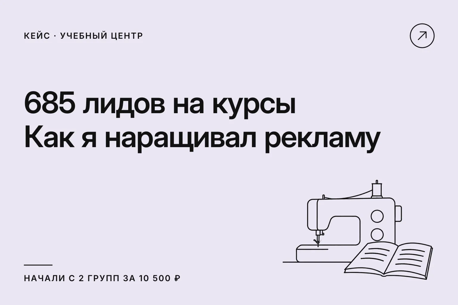 685 лидов на учебные курсы: как я масштабировал рекламу